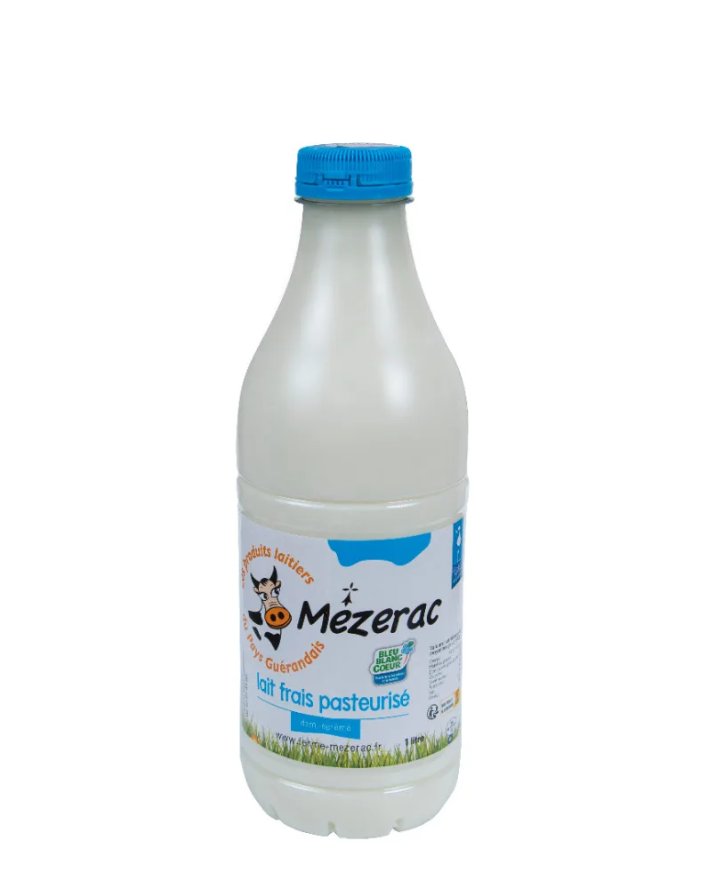 Lait entier et demi-écrémé