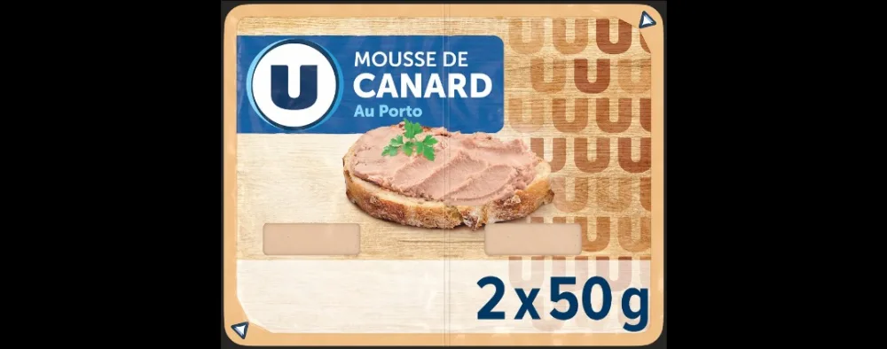Pluieurs références de pâtés, moussesterrines u