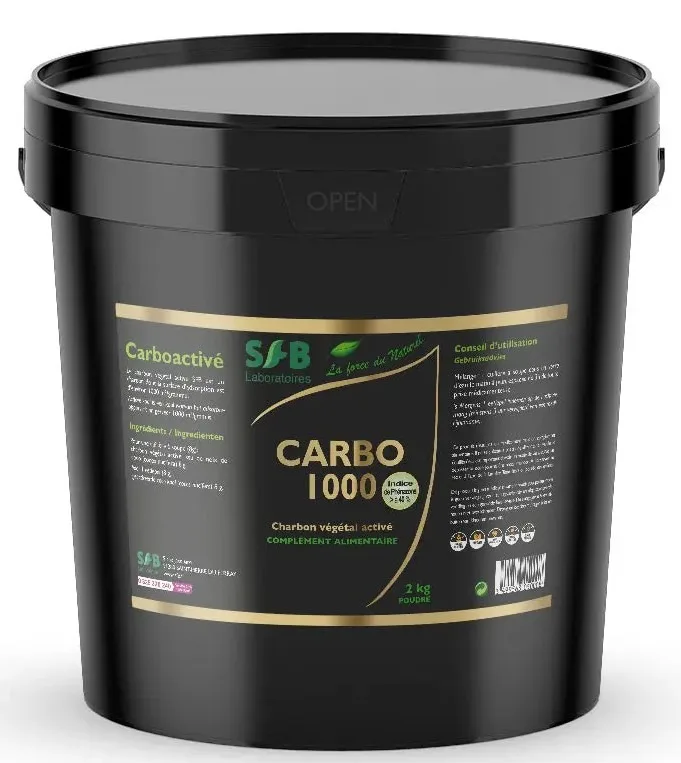Charbon vegetal active - carbo 1000