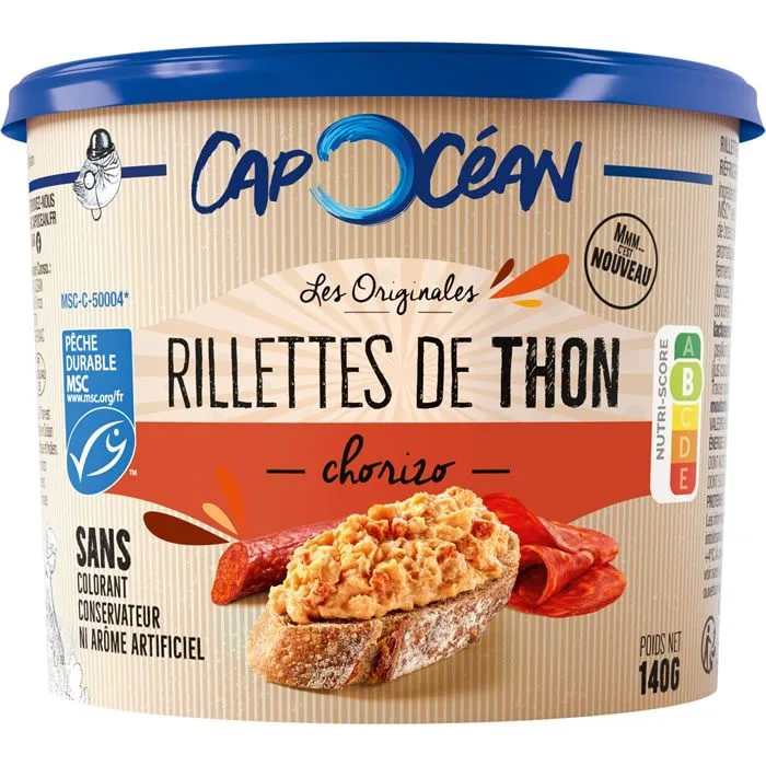 Rillettes de thon - rillettes de saumon