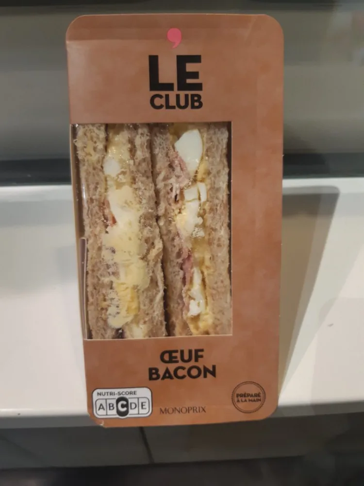 Club oeuf bacon 175g