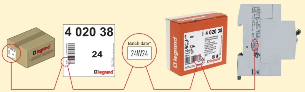 Interrupteurs différentiels rx3 2p 63a a 30 ma