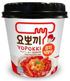 Yopokki Rice-Cake-Becher - Käse / Cheese Yopokki Rice-Cake-Becher - Süß und scharf / Sweet & Spicy Yopokki Rice-Cake-Becher - Tomate / Tomato Yopokki Rice-Cake-Becher - Kimchi Yopokki Rice-Cake-Becher - Kimchi Yopokki Rice-Cake-Becher - Carbonara Yopokki Rice-Cake-Becher - Jjajang