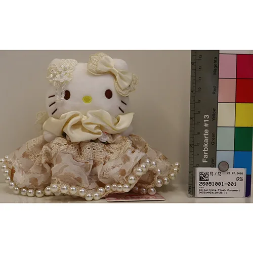 Key ring with soft toy
