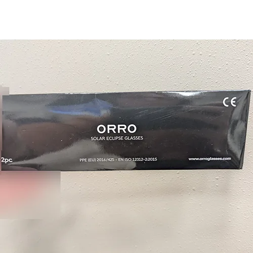 Solar eclipse glasses