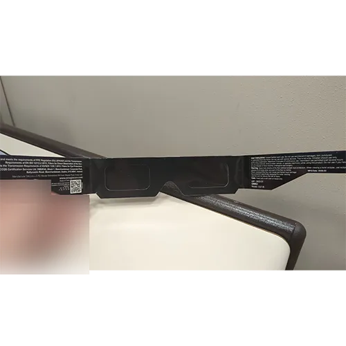 Solar eclipse glasses