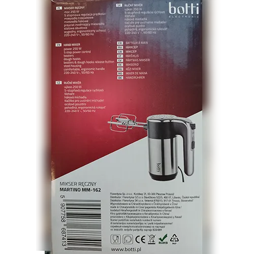 Hand mixer