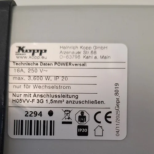Extension lead