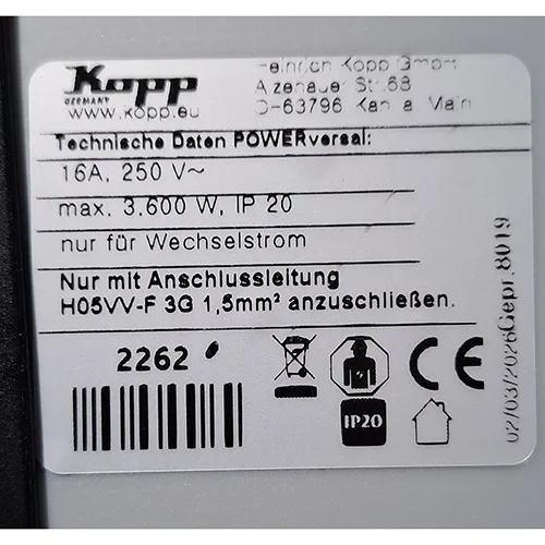 Extension lead