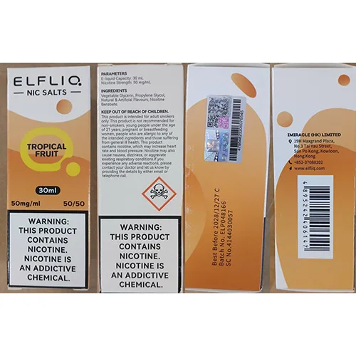 Electronic cigarette cartridge