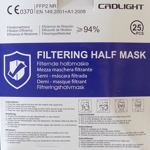 Particle filter mask