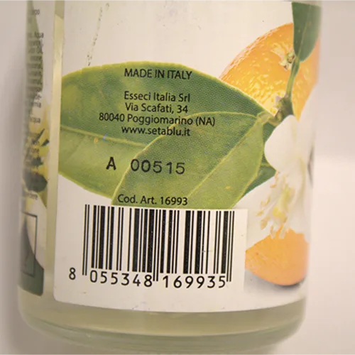 Perfumed water