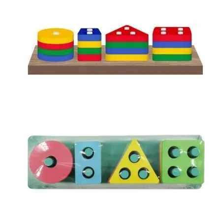 Jeu à empiler en bois