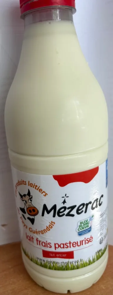 Lait entier et demi-écrémé