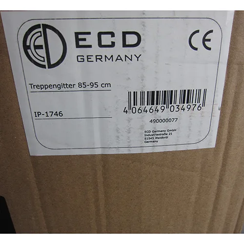 Treppenschutzgitter, Treppengitter 85-95 cm