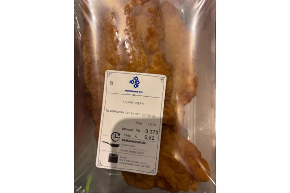 Hoogland gebakken lekkerbek 250 gram
