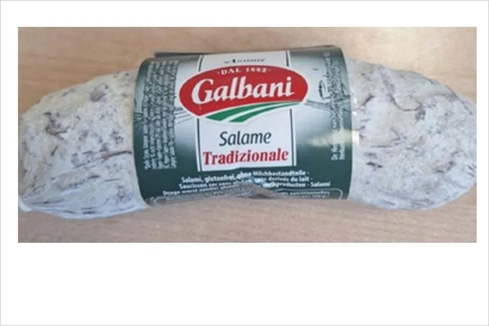 Veiligheidswaarschuwing Galbani Salame Tradizionale