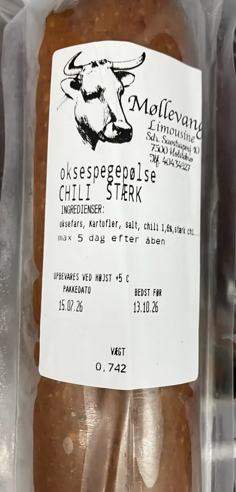 Følgende produkter er omfattet: