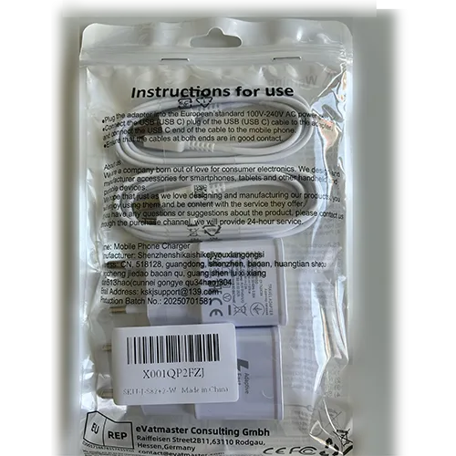 USB chargers set