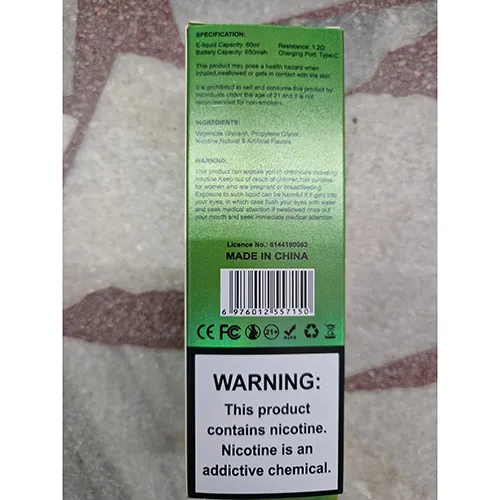 Disposable electronic cigarette