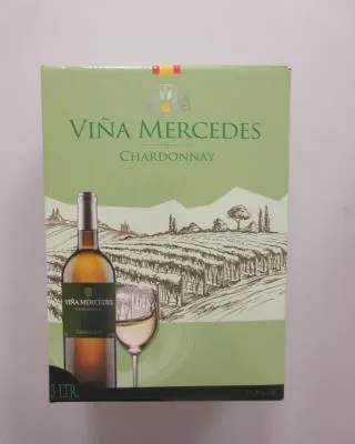 CHARDONNAY, Viňa Mercedes, Bílé suché víno, Alk. 11,5% obj., Víno ze Španělska