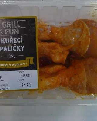Grill & Fun Kuřecí Paličky med a bylinky