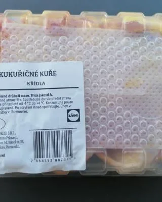 Kukuřičné kuře křídla