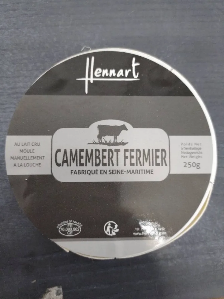 Camembert fermier au lait cru