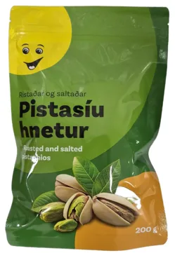 Pistasíuhnetur ristaðar og saltaðar
