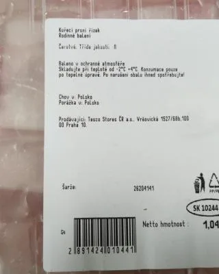 Kuřecí prsní řízek RB
