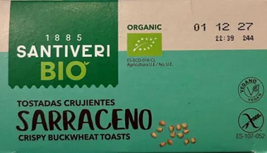 Tostadas crujientes sarraceno
