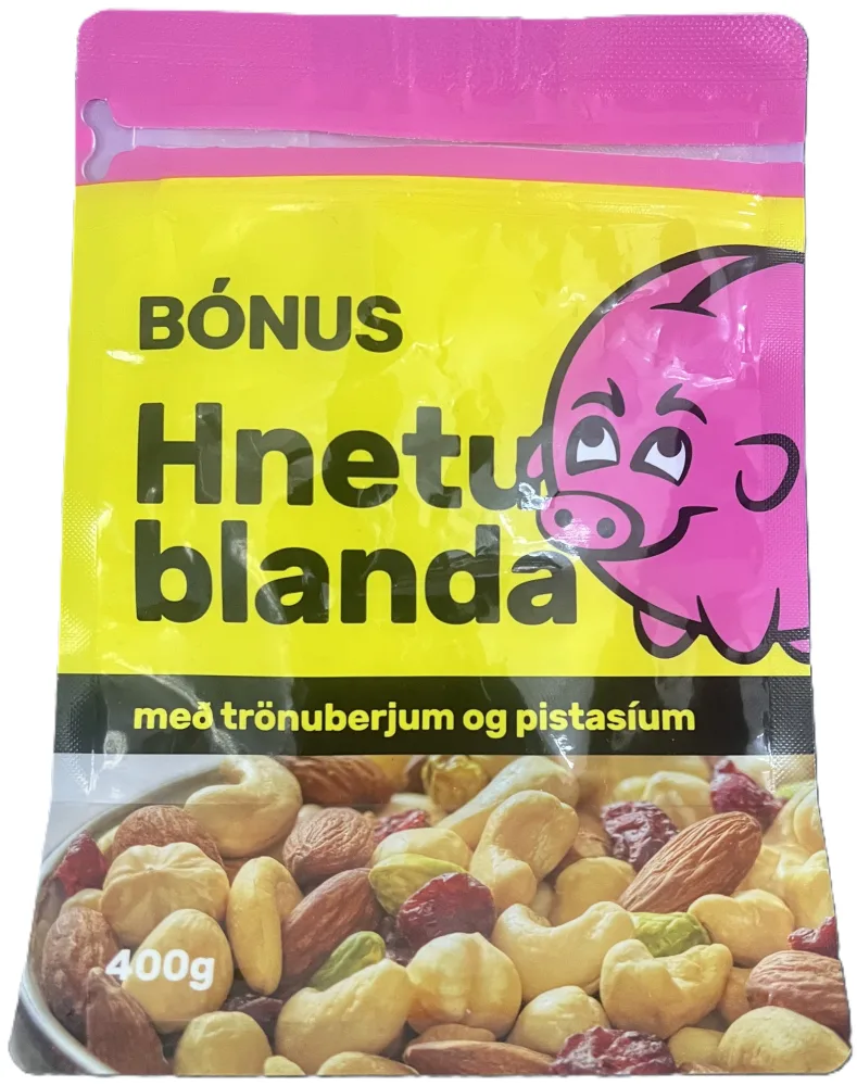 Hnetublanda með trönuberjum og pistasíum