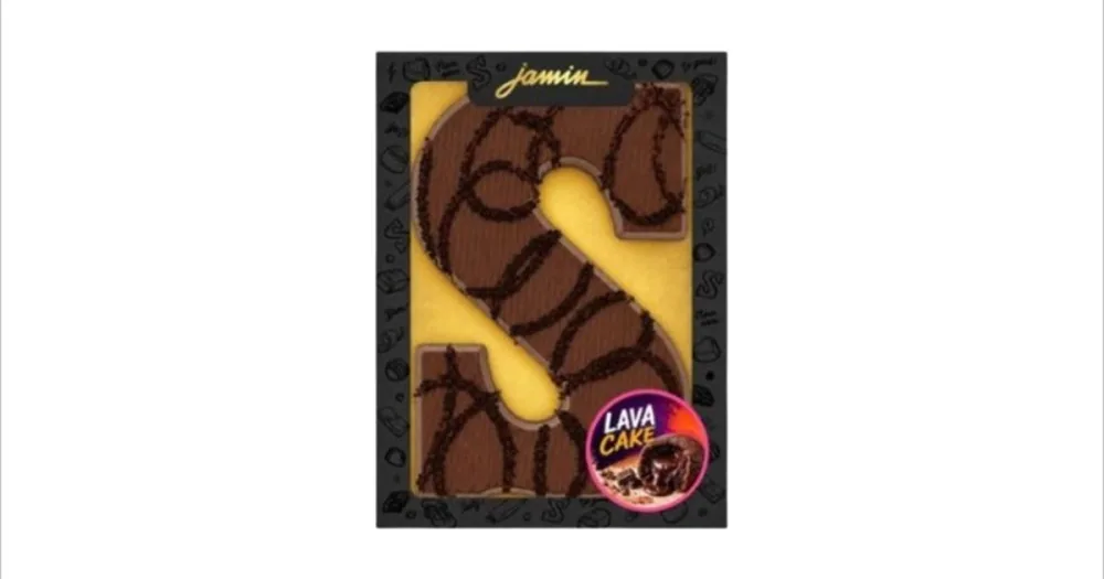 Lavacake Chocoladeletter van Jamin